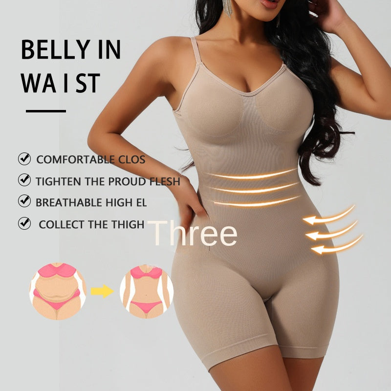 Body Shaping Bodysuit for Women Sexy Backless Underwear Slimming and Shaping Full Body Compression Form-Fitting Waist-Cinching Bodysuit