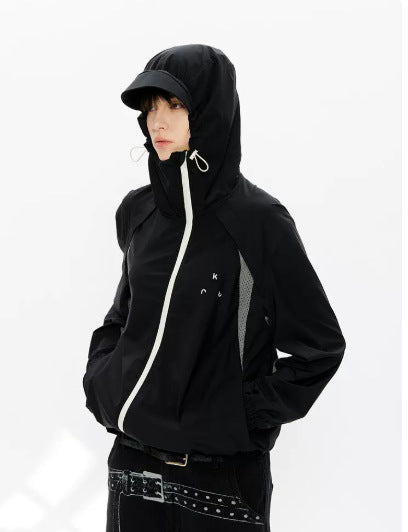 Jacket Men's Lightweight Loose Hooded Jacket