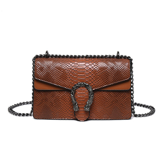 Crocodile patterned Wine God Bag