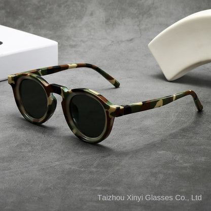Vintage Round Small Frame Unisex Sunglasses Fashion UV Protection Shades