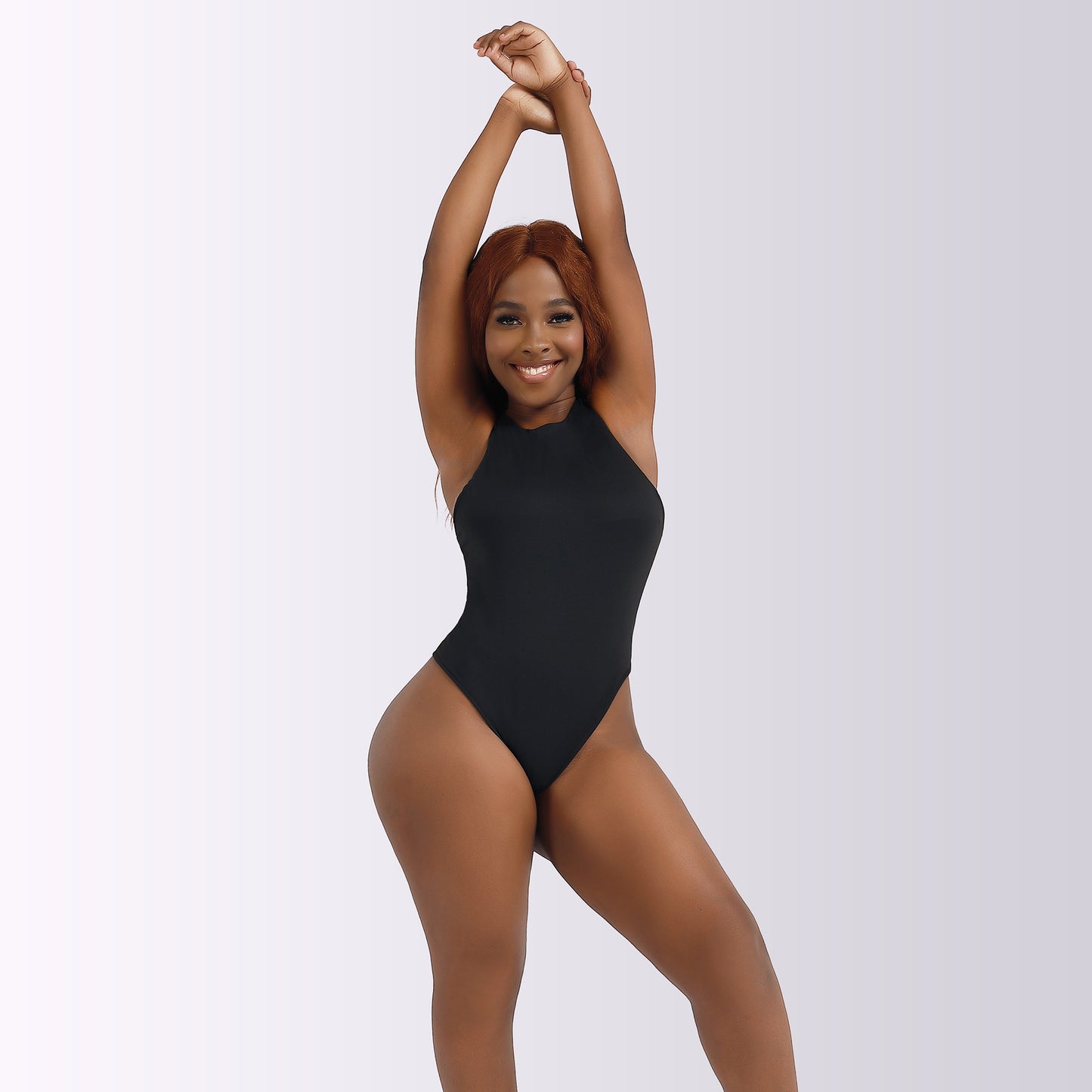 Women's Bodysuit Sleeveles Solid Color Round Neck Sexy Jumpsuit