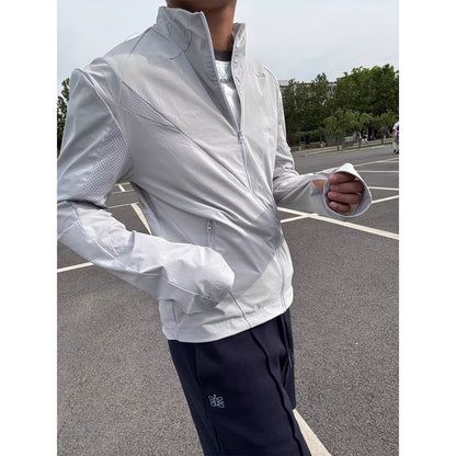 Jacket for Men, Mesh Breathable Shield Outdoor Soft Shell Windbreaker