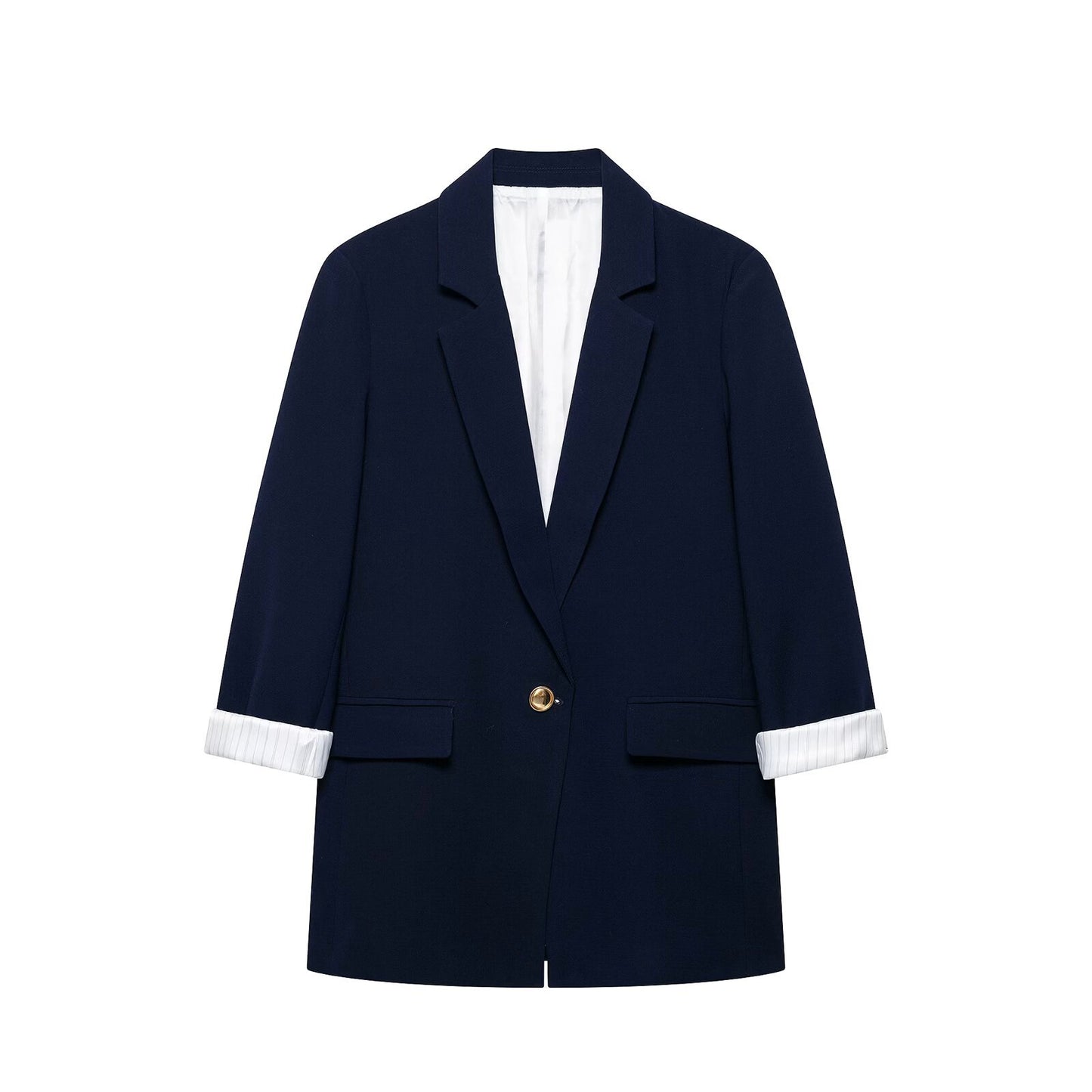 Elegant and casual loose fitting small suit jacket