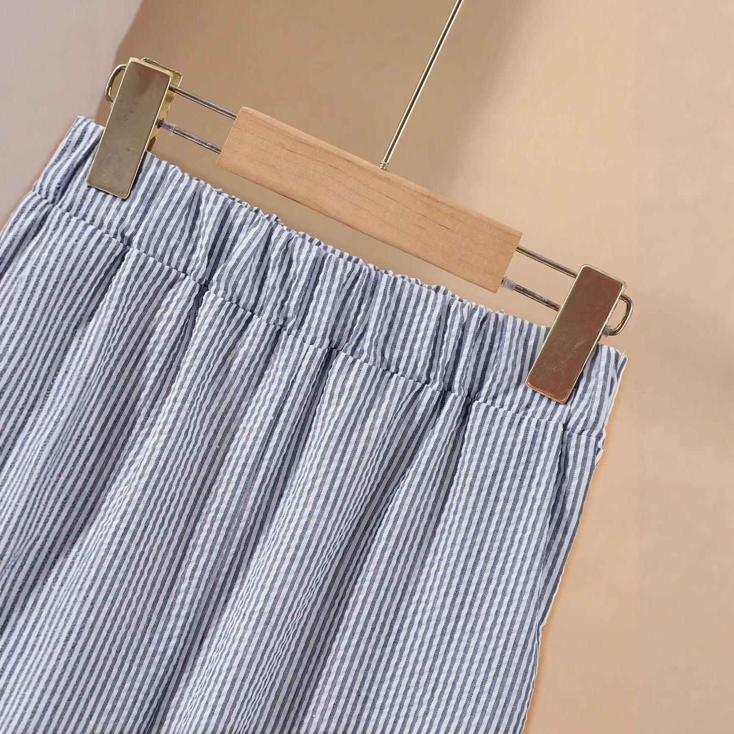 Short sleeved shirt, long pants, pants set
