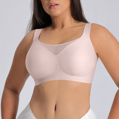Plus Size Bra with Large Cups and Gel Padding for Women, Seamless Customized Underwear