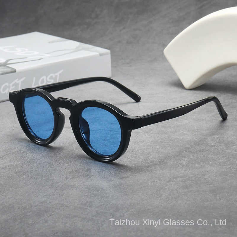 Vintage Round Small Frame Unisex Sunglasses Fashion UV Protection Shades