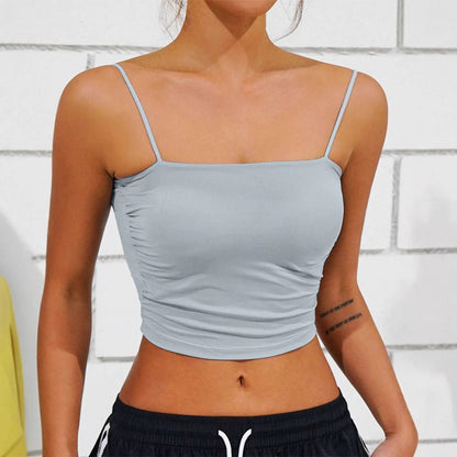 Sexy Strapless Sports Tank Top Bralette