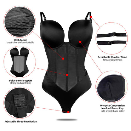 Fashion Style Strap Neckline  Silhouette Shaping  Type of Clothing Bodysuit Underwear