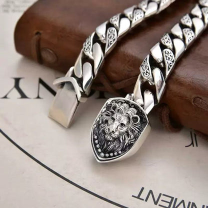 Lion minimalist style versatile high-end bracelet for men