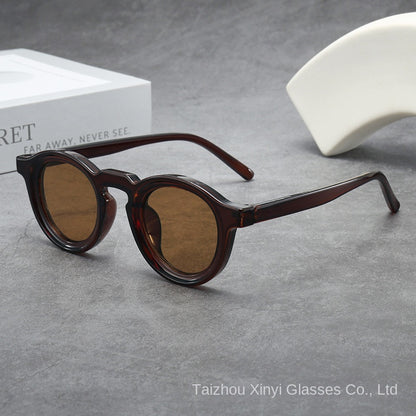 Vintage Round Small Frame Unisex Sunglasses Fashion UV Protection Shades