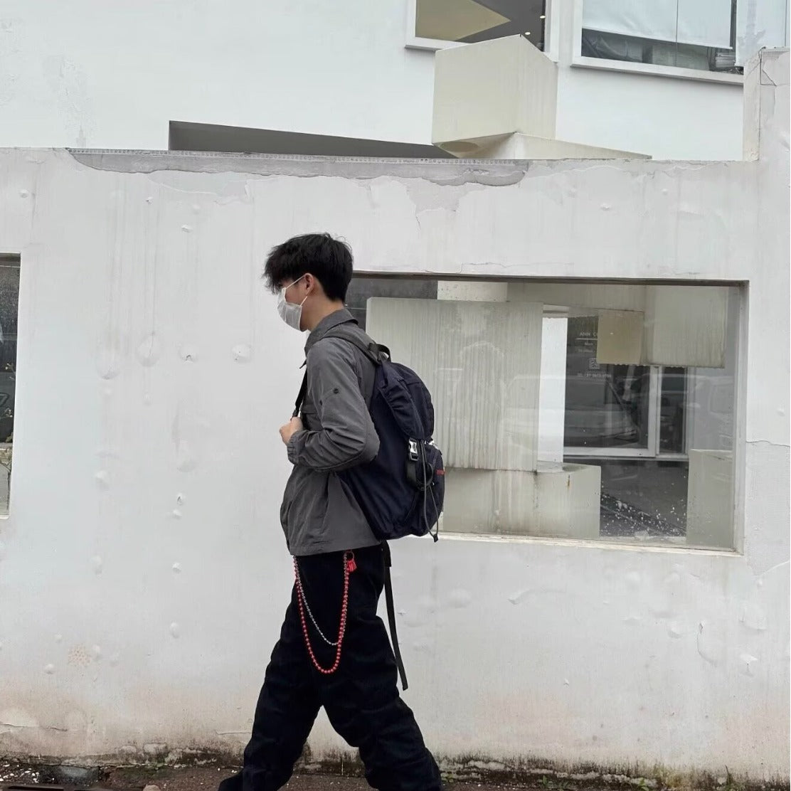 Protection Jacket for Men, Loose Zip-Up Jacket