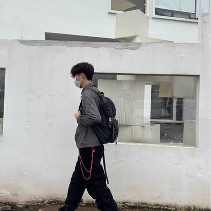 Protection Jacket for Men, Loose Zip-Up Jacket