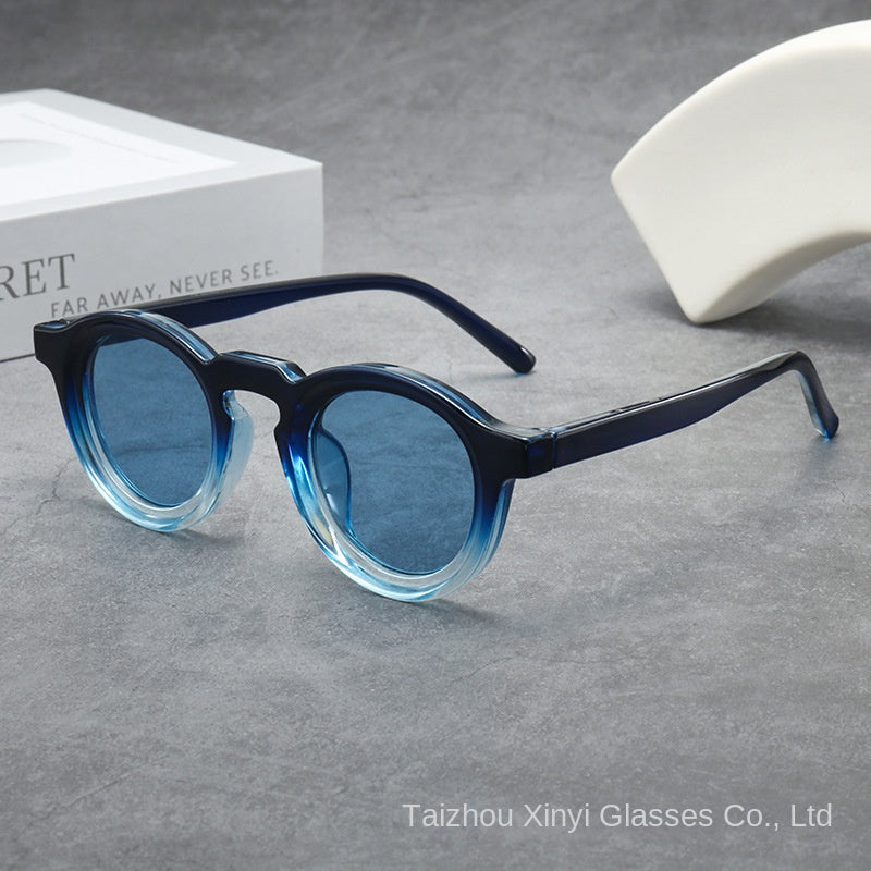 Vintage Round Small Frame Unisex Sunglasses Fashion UV Protection Shades