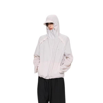 Jacket Men's Lightweight Loose Hooded Jacket