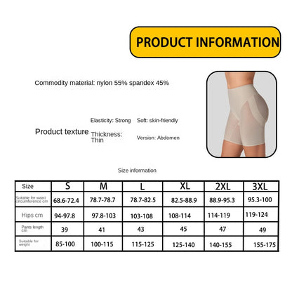 Shaping Underwear Micro-Compression Mesh Smooth Butt-Lifting Shorts for Fitness and Workout Shaping Pants