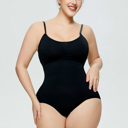Plus Size Women's Shapewear Bustier Underwear Slimming Body Postpartum Waist Trainer Abdominal Shaping Bodysuit