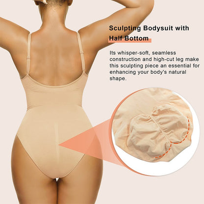 Sleev Length Seamless Bodysuit Women's Shaping Underwear Tummy Control Body Shaper Slimming Bodysuit