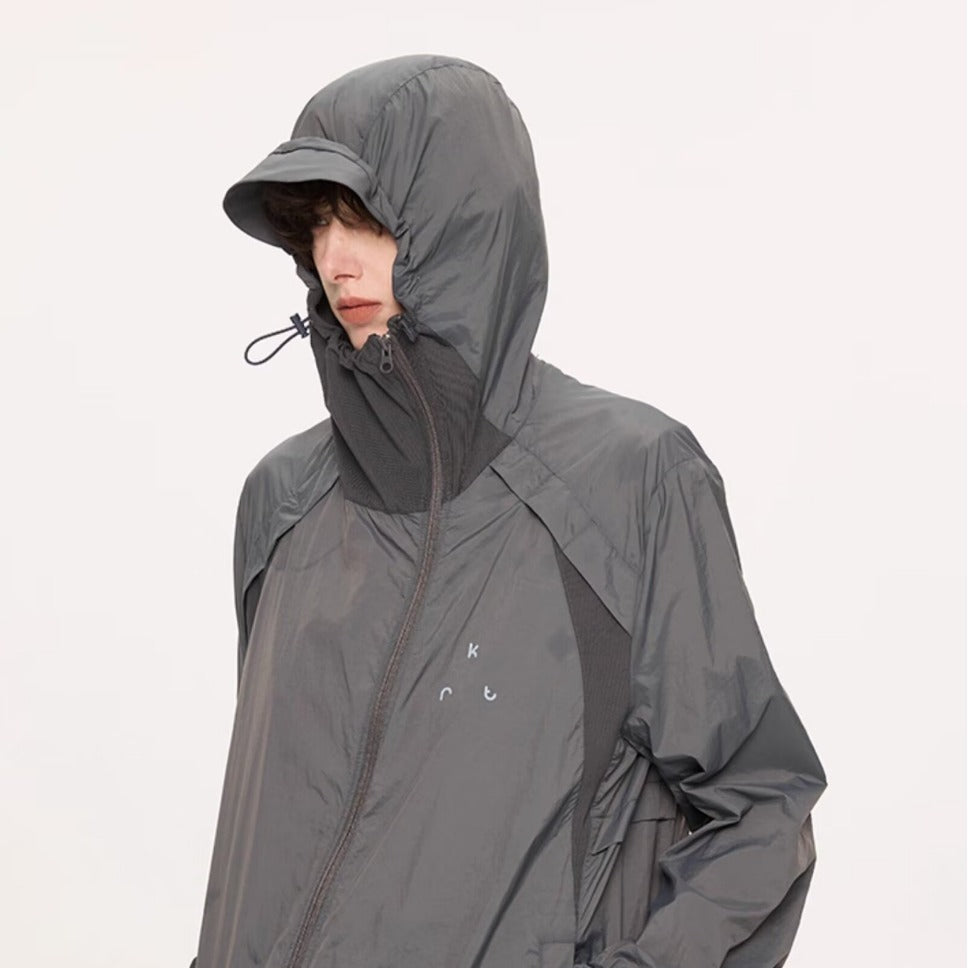 Jacket Men's Lightweight Loose Hooded Jacket