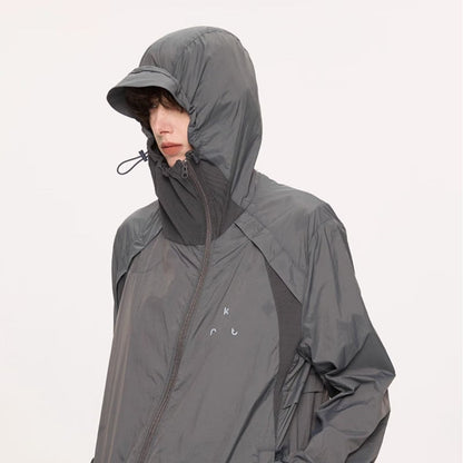 Jacket Men's Lightweight Loose Hooded Jacket