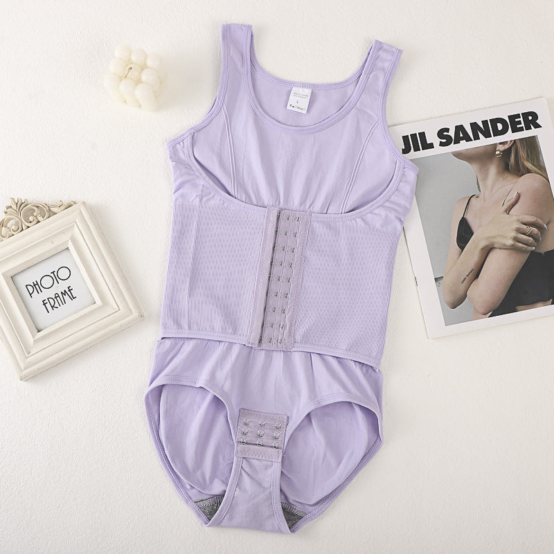 Enhanced Full-Body Shaping Bodysuit for Women, Breathable Lightweight, Body-Sculpting with Front Closure, Tummy Control, Waist Cincher, Slimming and Contouring