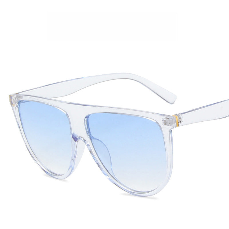 Large frame ins sunglasses one-piece sunglasses for women Personalized beach catwalk Internet celebrity glasses trend