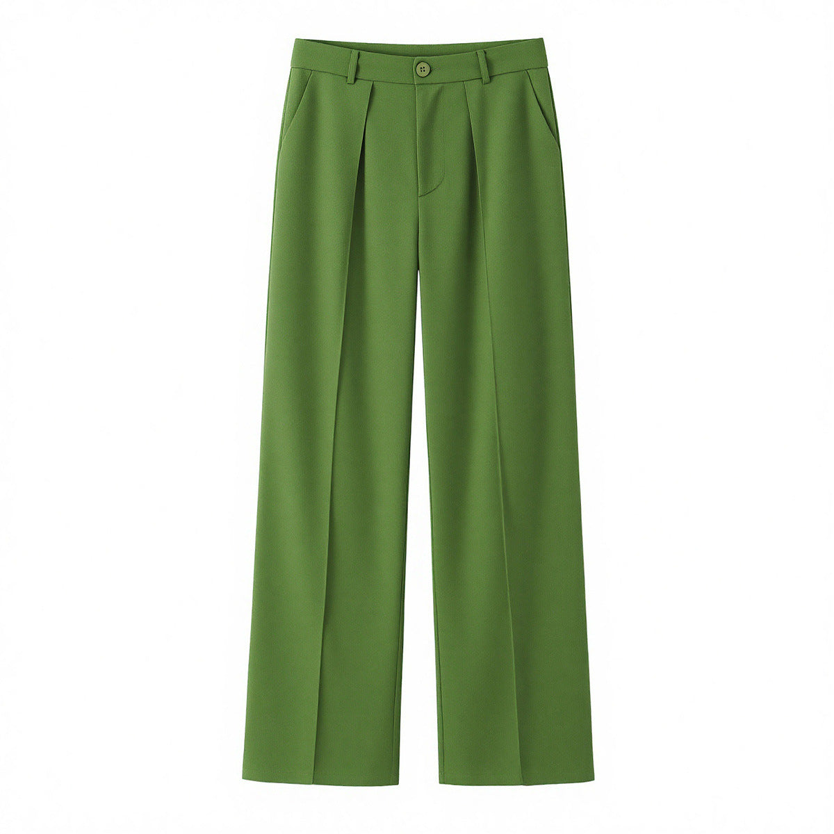 Summer elegant cotton and linen suit+straight leg pants set