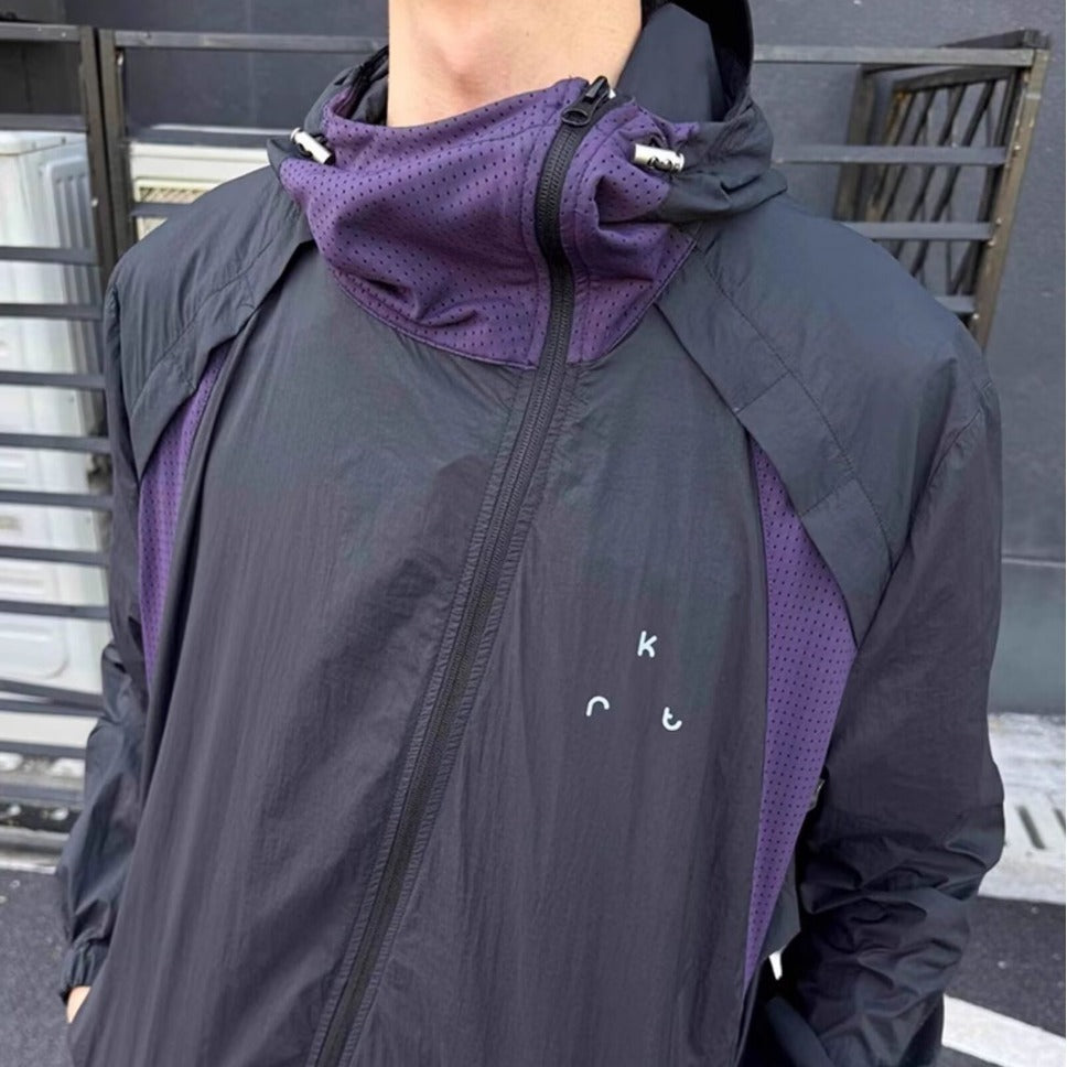 Jacket Men's Lightweight Loose Hooded Jacket