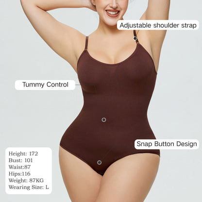 Plus Size Women's Shapewear Bustier Underwear Slimming Body Postpartum Waist Trainer Abdominal Shaping Bodysuit