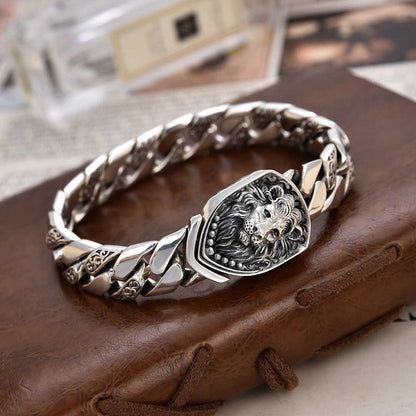Lion minimalist style versatile high-end bracelet for men