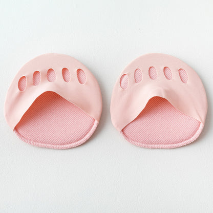 High Heel Shoe Half Sole Sock Forefoot Pad Half Size Insert Women Silicone Forefoot Pad Invisible Sock Anti-Slip Anti-Friction Shallow Mouth