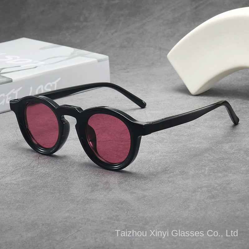 Vintage Round Small Frame Unisex Sunglasses Fashion UV Protection Shades