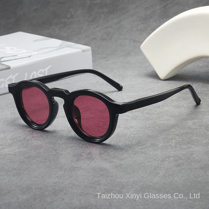 Vintage Round Small Frame Unisex Sunglasses Fashion UV Protection Shades