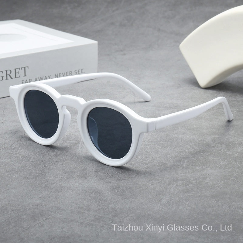 Vintage Round Small Frame Unisex Sunglasses Fashion UV Protection Shades