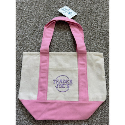 Trendy canvas tote shopping bag
