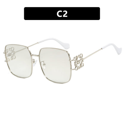 Single beam sunglasses new personalized simple sunglasses versatile fashion sunglasses street photography