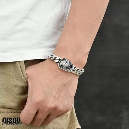 Lion minimalist style versatile high-end bracelet for men