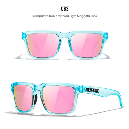 Classic polarized sunglasses for men and women ultra light driving glasses colorful real film sunglasses