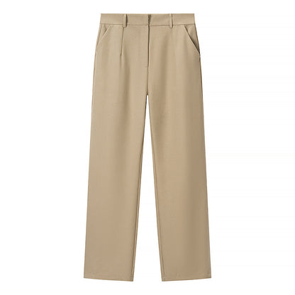 Commuting style elegant suit jacket+casual pants set