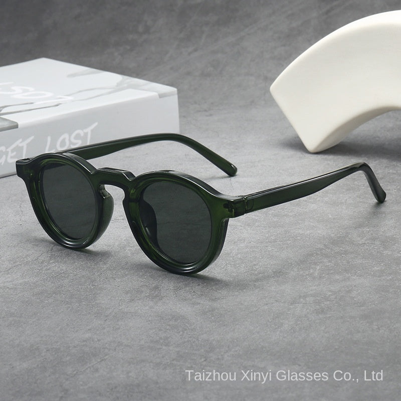 Vintage Round Small Frame Unisex Sunglasses Fashion UV Protection Shades