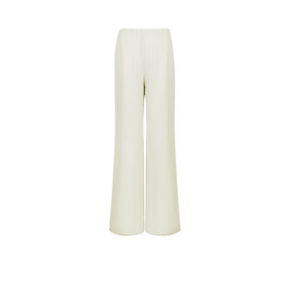 Spring Summer Fashion Paper-Thin Set CHIC Unforgettable Acetate-Like Twill Elegant Two-Piece Suit Women's Summer Outfit